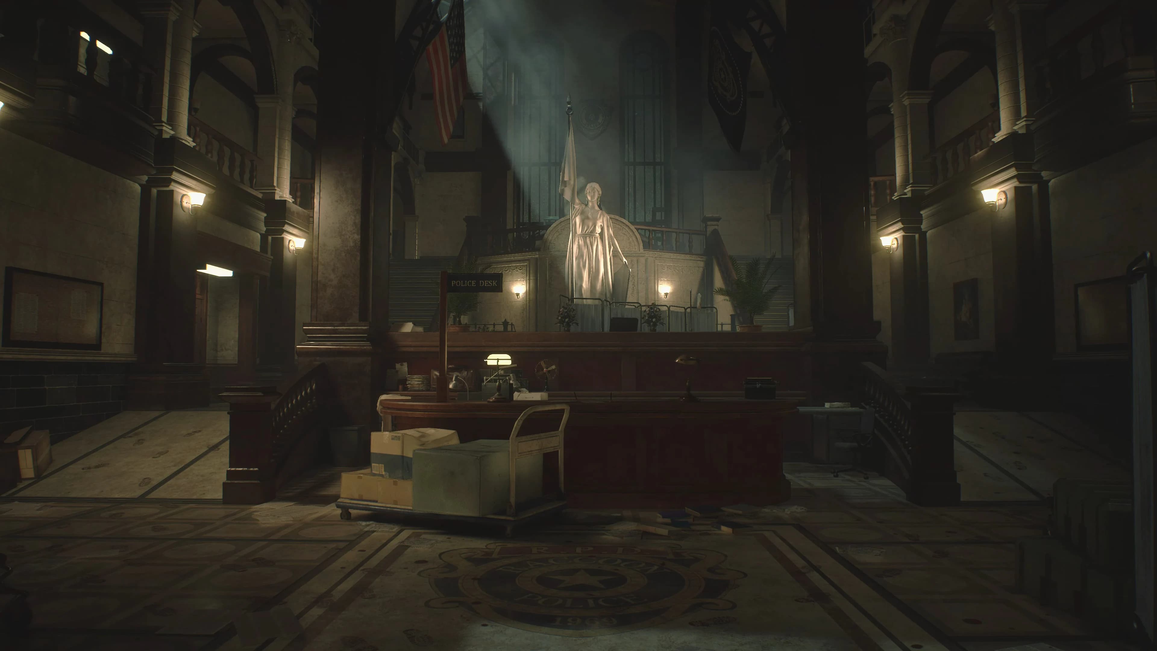 RESIDENT EVIL 2, World and exploration