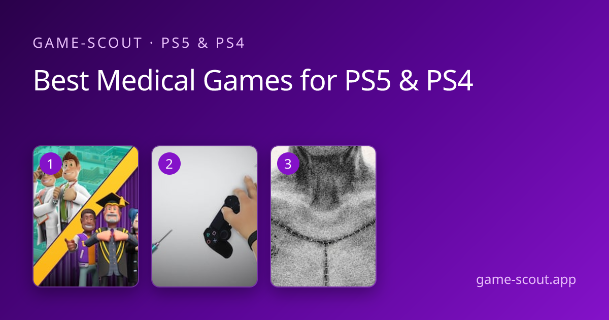 Best Medical & Doctor Games for PS5 & PS4 (2026)