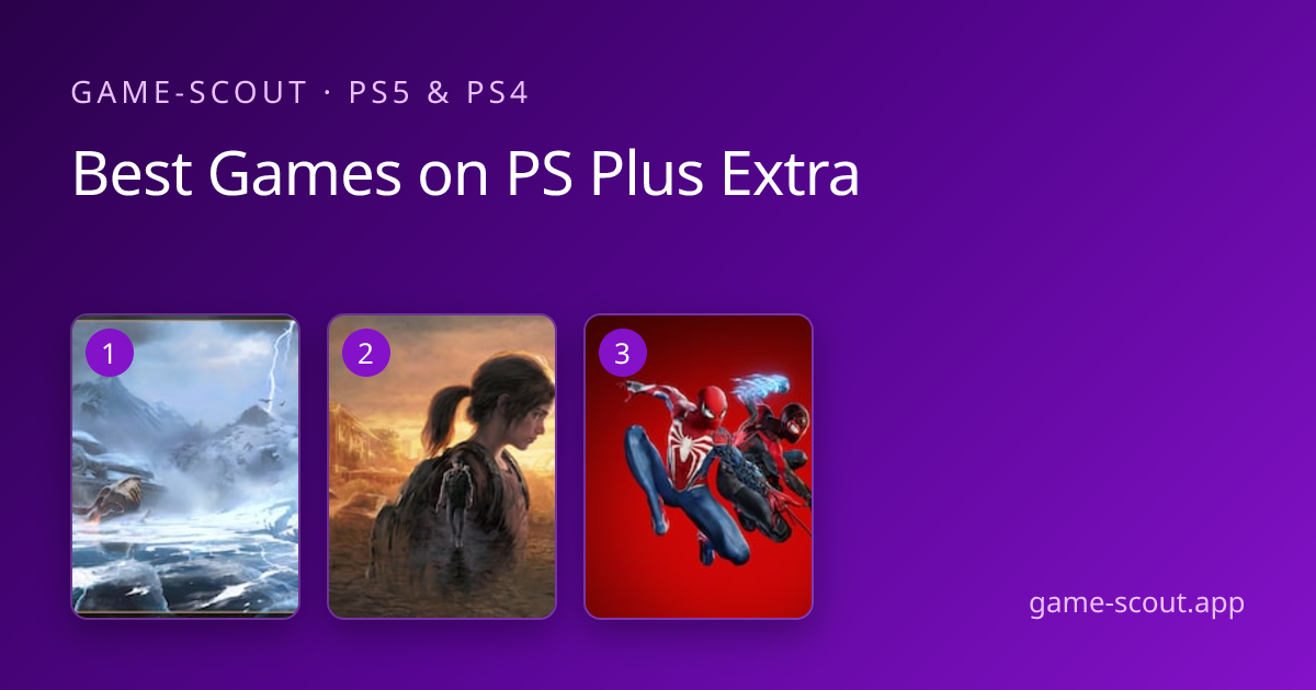 14 Best Games on PS Plus Extra for PS5 & PS4 (2026)